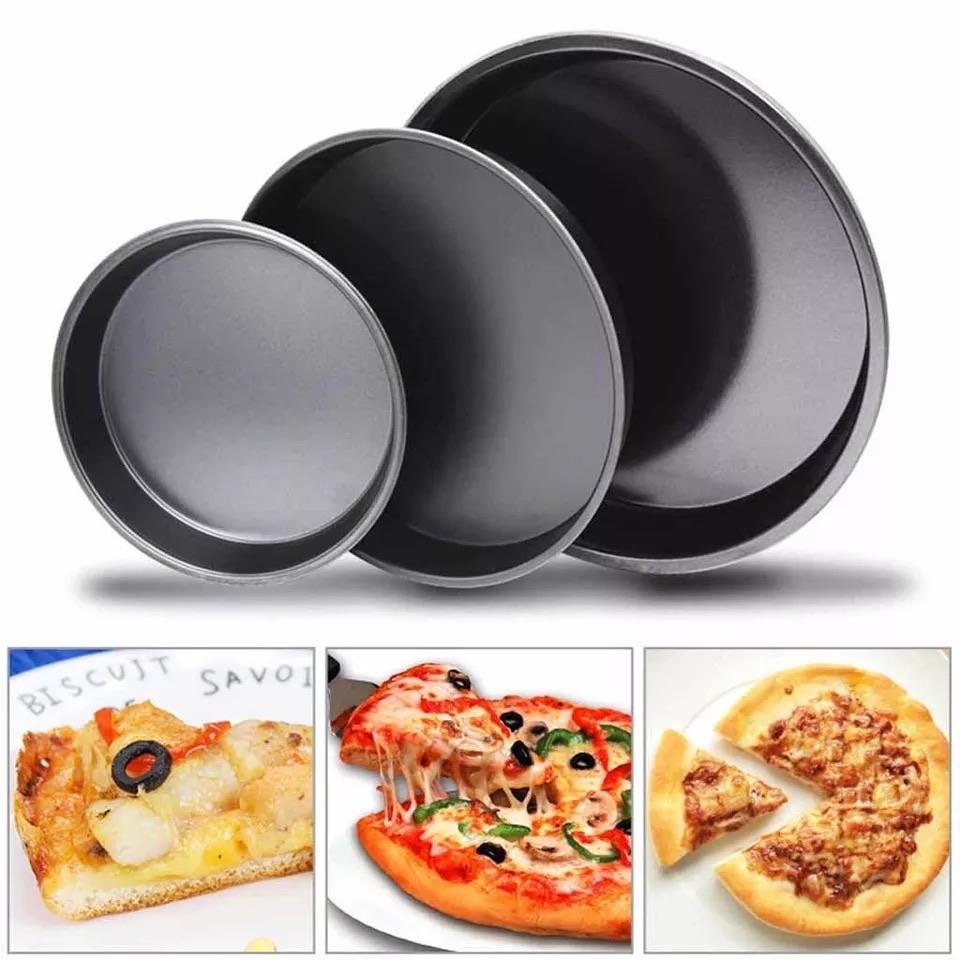 Non Stick Professional Pizza Pans (Pack of 3) - waseeh.com