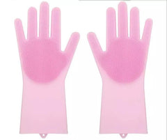 Silicone Scrub Gloves (1 Pair) - waseeh.com
