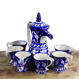 Blue Pottery Kawa Set - waseeh.com
