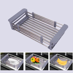Stainless Steel Rack Drain Basket - waseeh.com