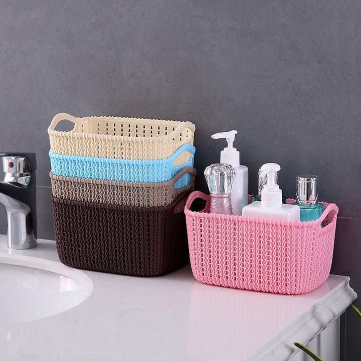 Imitation Rattan Flexible Storage Basket | kitchen item | Waseeh Pakistan