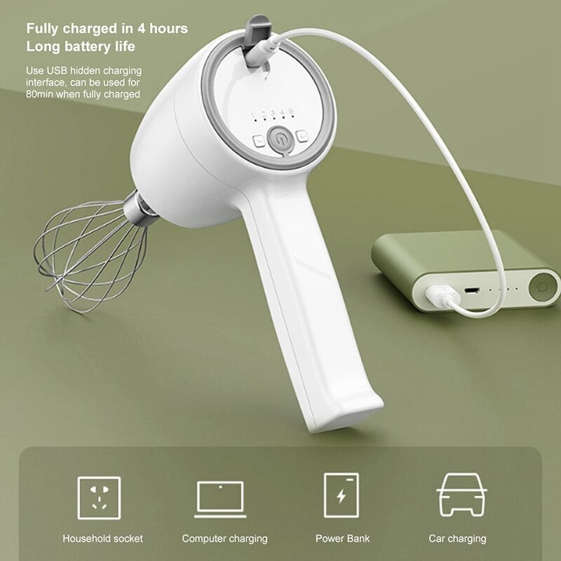 Rechargeable Hand Mixer - waseeh.com