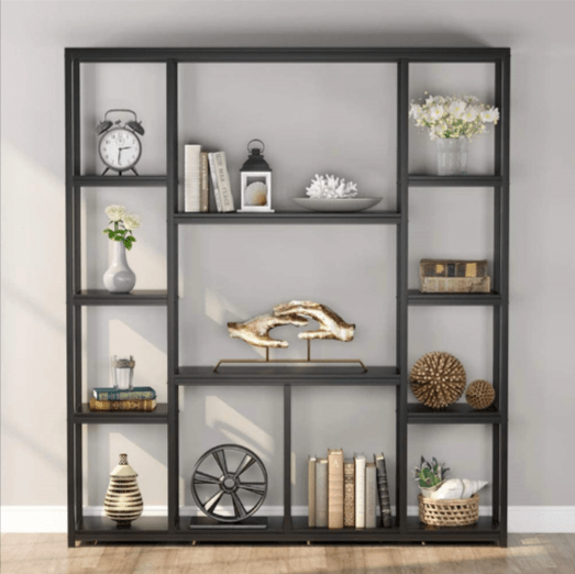 Industrial Blend Storage Bookcase Shelve Organizer Rack Decor | Furniture | Waseeh Pakistan