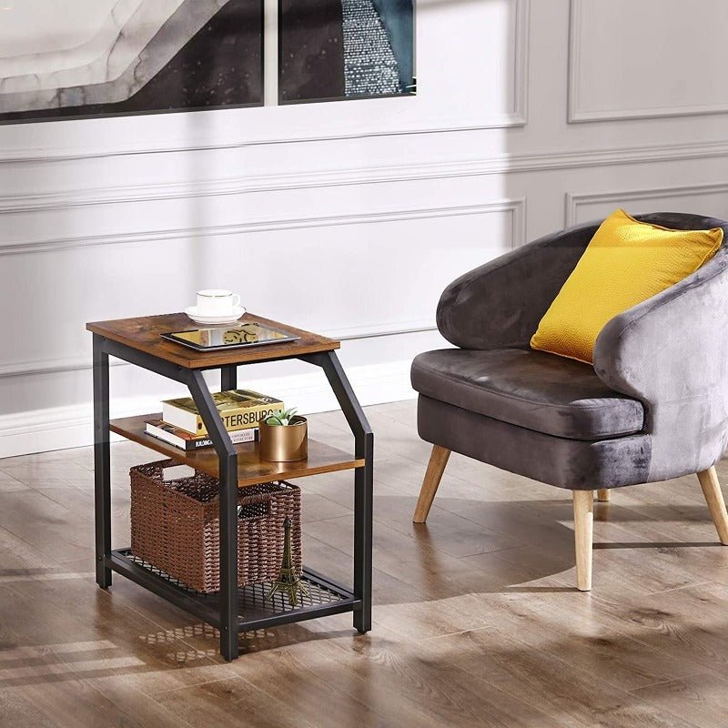 Industrial Table with Shelves (3-Tier) | Not Sale FB | Waseeh Pakistan