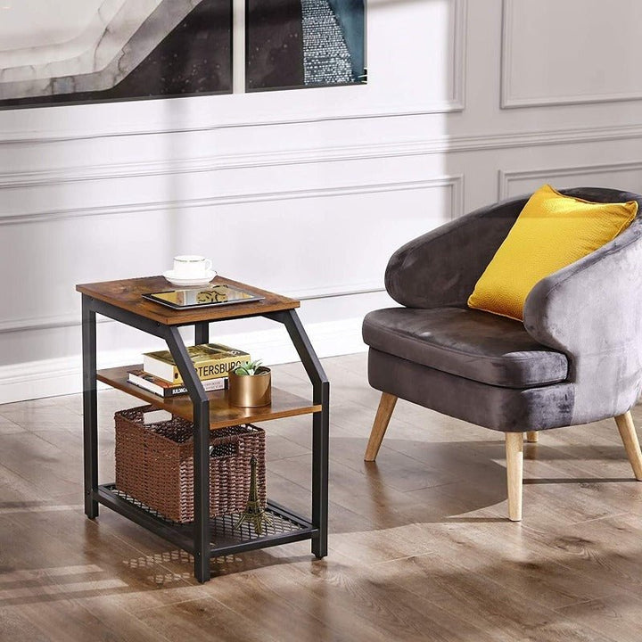 Industrial Table with Shelves (3-Tier) | Not Sale FB | Waseeh Pakistan