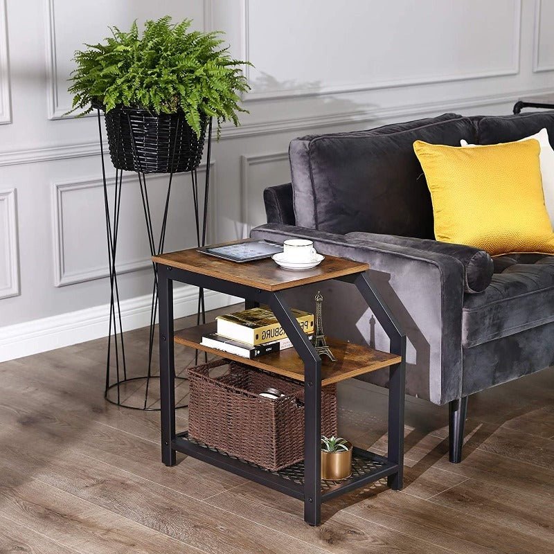 Industrial Table with Shelves (3-Tier) | Not Sale FB | Waseeh Pakistan