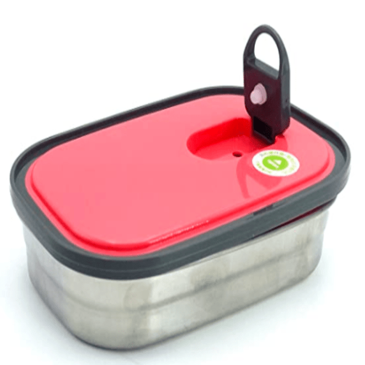 Insulated Stainless Steel Hardcore Plastic Lid Rectangle Food Box | kitchen item | Waseeh Pakistan