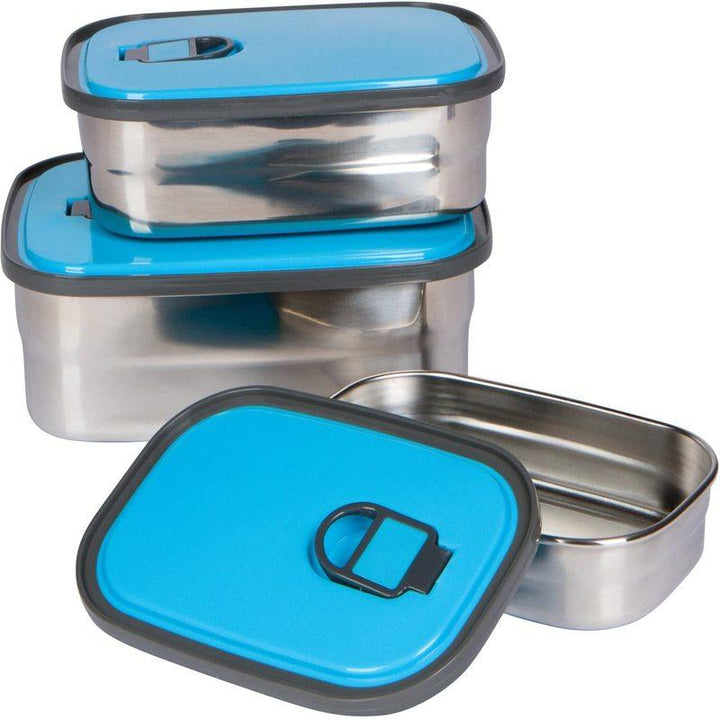 Insulated Stainless Steel Hardcore Plastic Lid Rectangle Food Box | kitchen item | Waseeh Pakistan