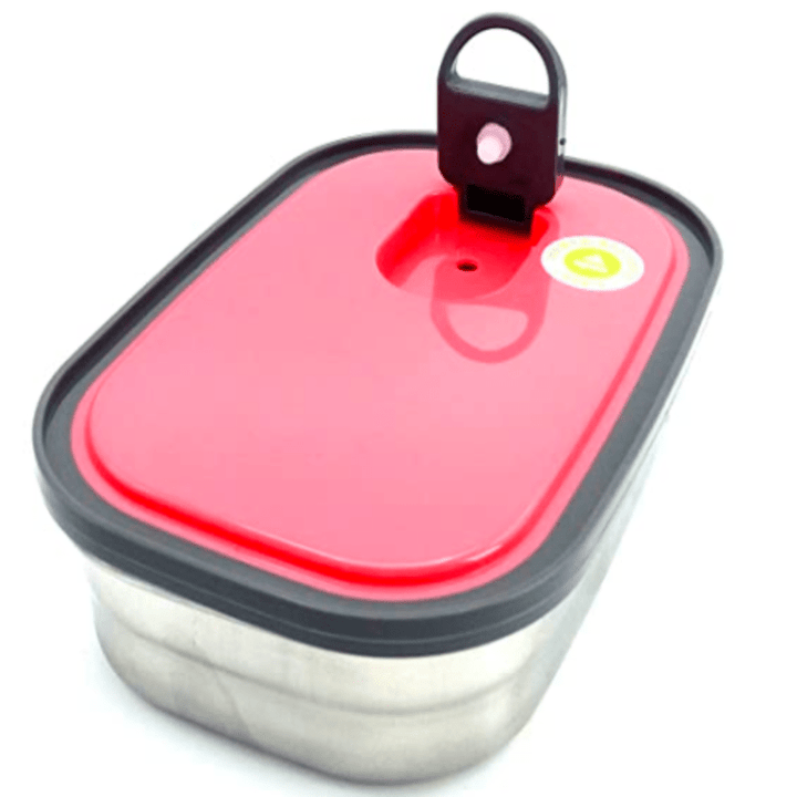 Insulated Stainless Steel Hardcore Plastic Lid Rectangle Food Box | kitchen item | Waseeh Pakistan
