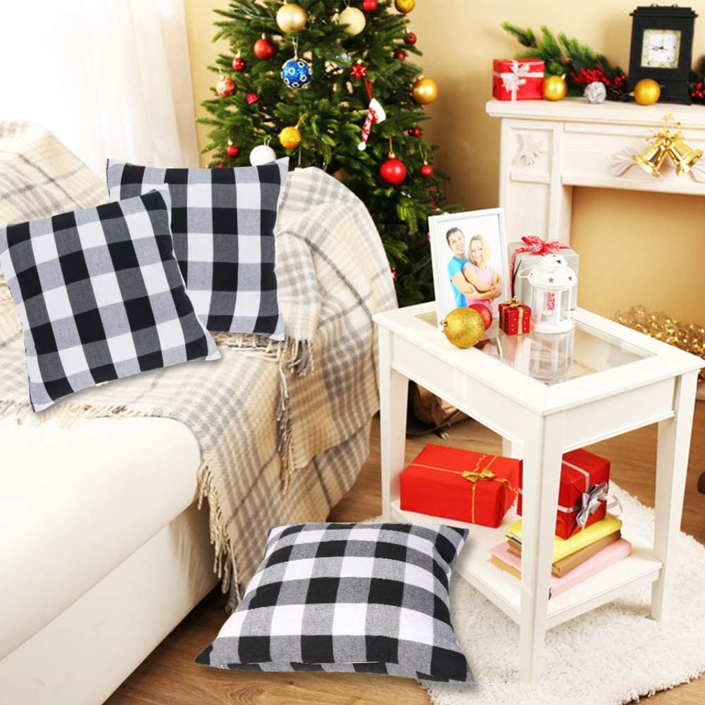 Intriguing Check Filled Cushion | Home Décor | Waseeh Pakistan