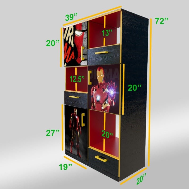 Iron Man Multi Storage Organizer Storage Rack | Furniture | Waseeh Pakistan