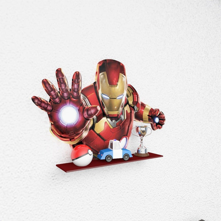 Ironman "In Suit" Marvel Kids Bedroom Floating Organizer Shelve | Furniture | Waseeh Pakistan