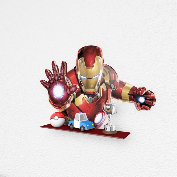 Ironman "In Suit" Marvel Kids Bedroom Floating Organizer Shelve | Furniture | Waseeh Pakistan