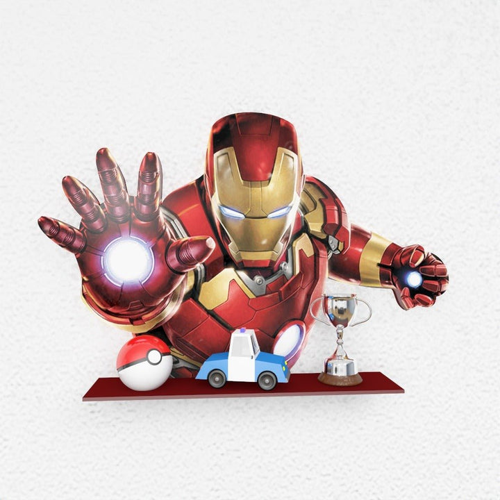 Ironman "In Suit" Marvel Kids Bedroom Floating Organizer Shelve | Furniture | Waseeh Pakistan