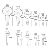 Carbon Black Measuring Spoons (10pcs) - waseeh.com