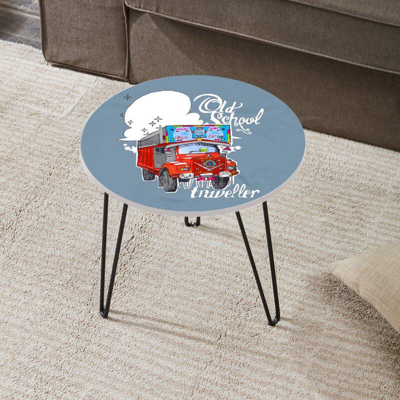 Jingle Truck Living Lounge Center Side Hairpin Table | Furniture | Waseeh Pakistan