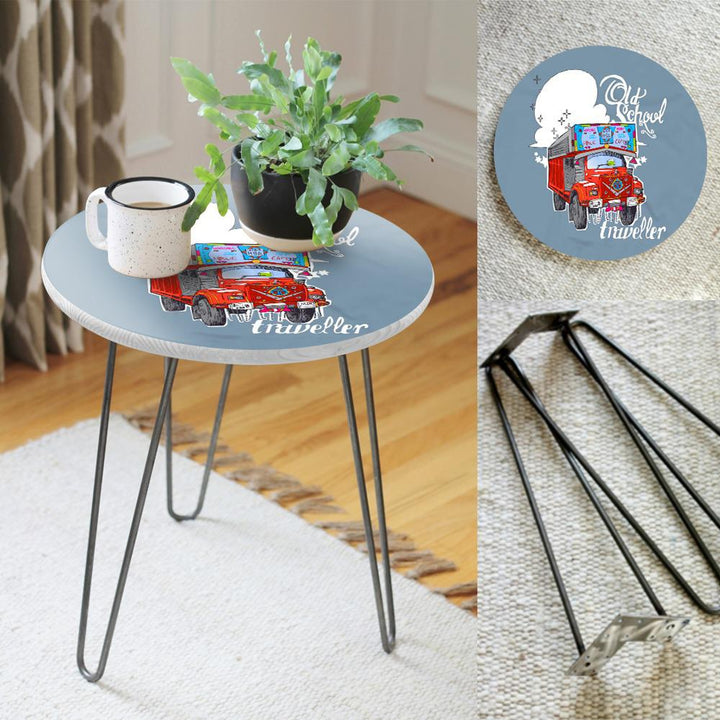 Jingle Truck Living Lounge Center Side Hairpin Table | Furniture | Waseeh Pakistan
