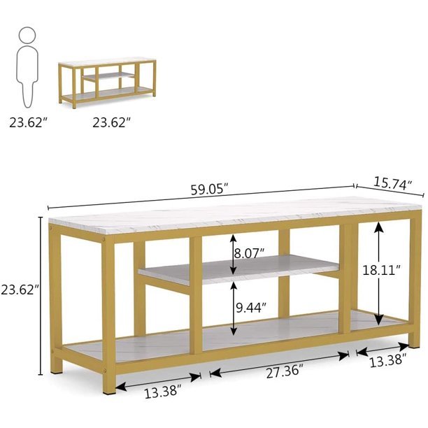 Jingoish Tv LED Living Lounge Organizer Console Table | Furniture | Waseeh Pakistan