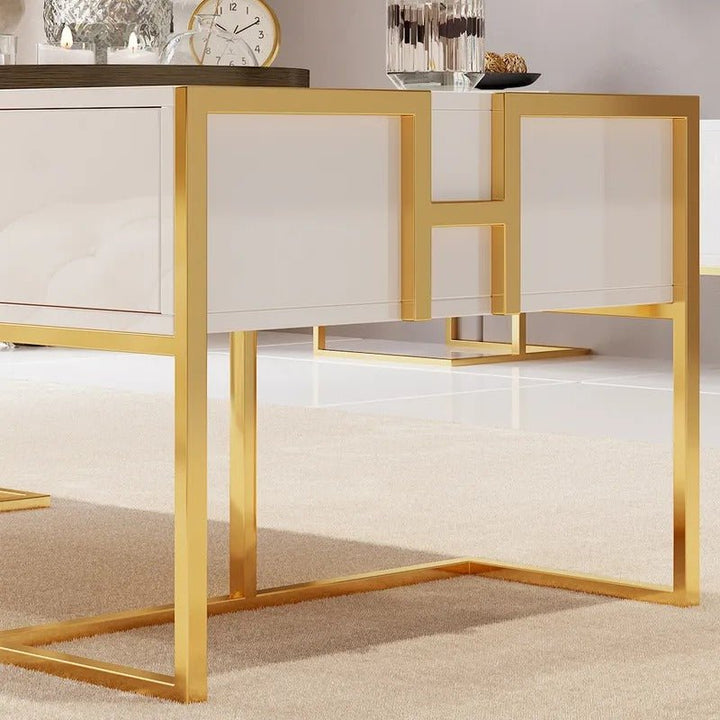 Jocise White Rectangular Living Lounge Bedroom Coffee Center Table - | Furniture | Waseeh Pakistan