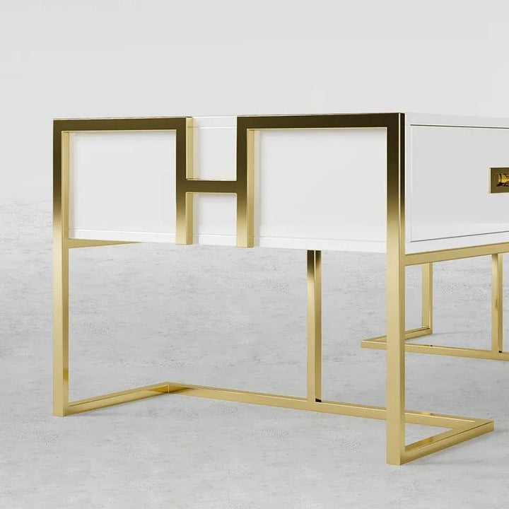 Jocise White Rectangular Living Lounge Bedroom Coffee Center Table - | Furniture | Waseeh Pakistan