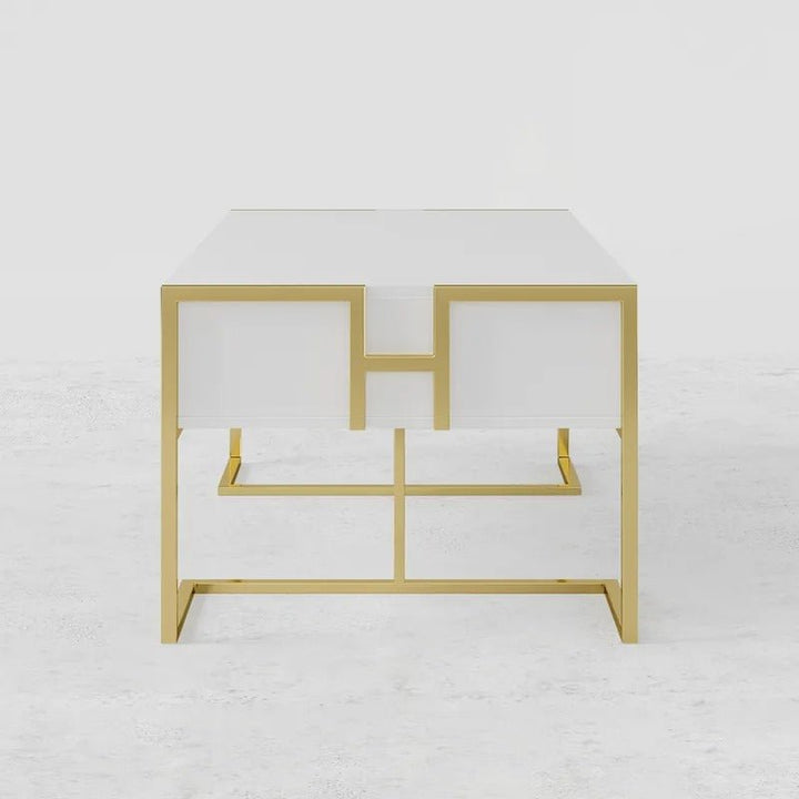 Jocise White Rectangular Living Lounge Bedroom Coffee Center Table - | Furniture | Waseeh Pakistan