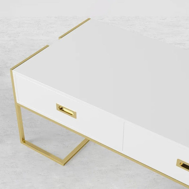 Jocise White Rectangular Living Lounge Bedroom Coffee Center Table - | Furniture | Waseeh Pakistan
