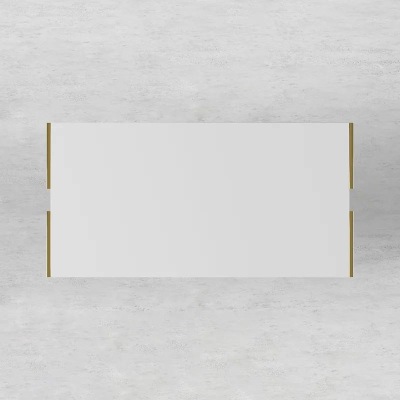Jocise White Rectangular Living Lounge Bedroom Coffee Center Table - | Furniture | Waseeh Pakistan