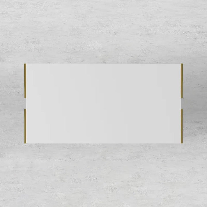 Jocise White Rectangular Living Lounge Bedroom Coffee Center Table - | Furniture | Waseeh Pakistan