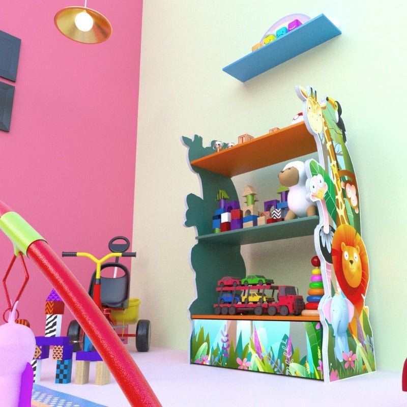 Jungle Jame Children Bookcase Organizer Rack | Furniture | Waseeh Pakistan