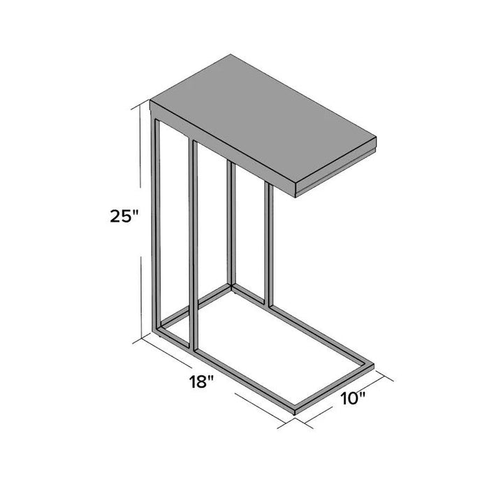 Juni Genre Stainless Steel Living Lounge Side Coffee Table | Not Sale FB | Waseeh Pakistan