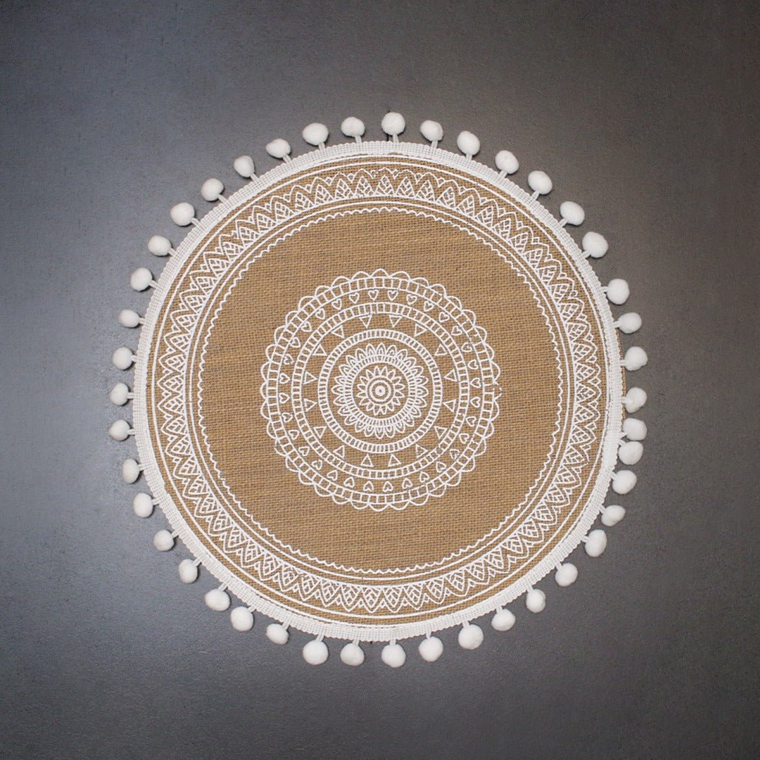 Jute Table Mats (Pack of 6) | Home Décor | Waseeh Pakistan