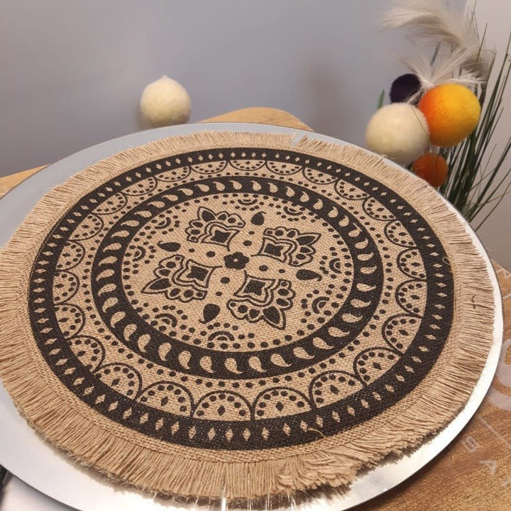 Jute Table Mats (Pack of 6) | Home Décor | Waseeh Pakistan