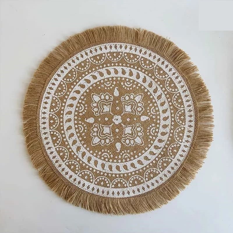 Jute Table Mats (Pack of 6) | Home Décor | Waseeh Pakistan
