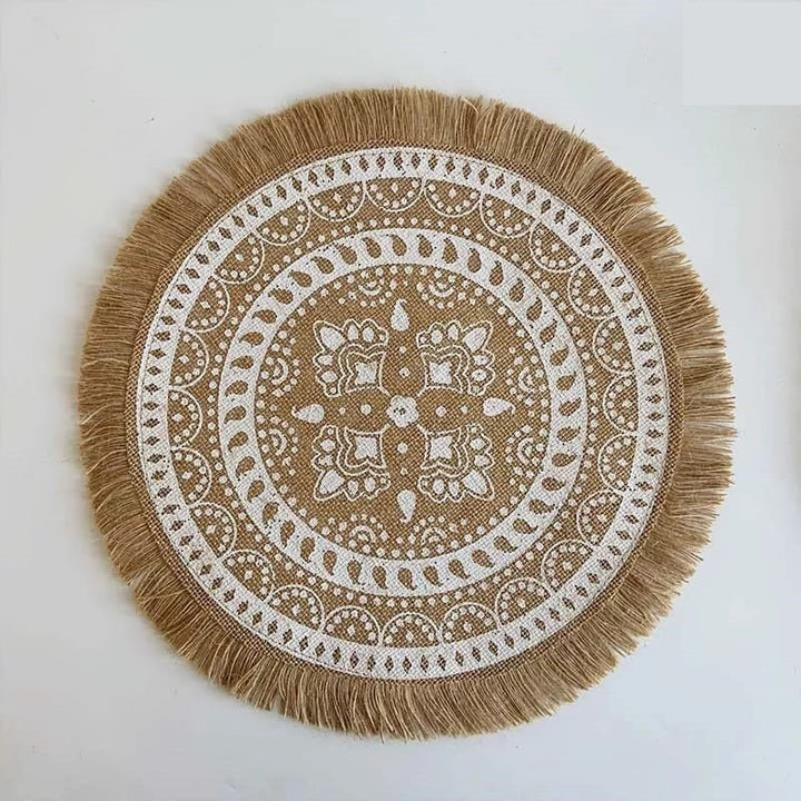 Jute Table Mats (Pack of 6) | Home Décor | Waseeh Pakistan