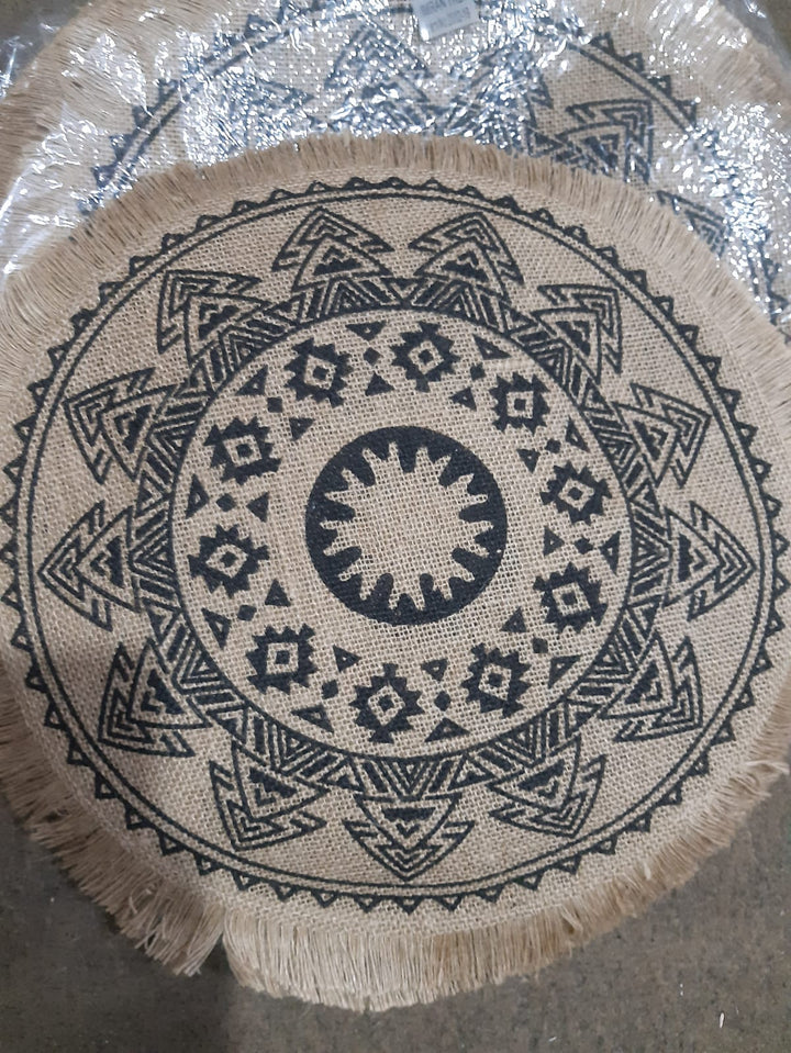 Jute Table Mats (Pack of 6) | Home Décor | Waseeh Pakistan