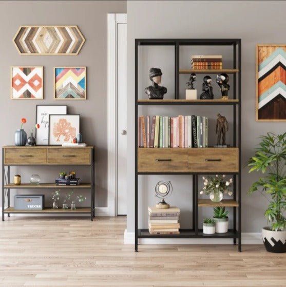 Kaylani Living Room Bookcase Shelve Organizer Storage Rack Decor-Special | Furniture | Waseeh Pakistan