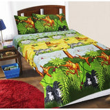 Single Kids Bed Sheet Set - Animals - waseeh.com