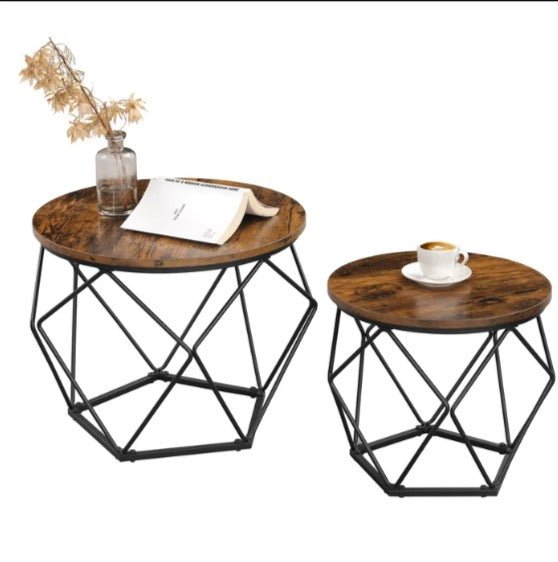 Keema Bunching Living Drawing Room Centre Nesting Coffee Tables (Set of 2) | Furniture | Waseeh Pakistan