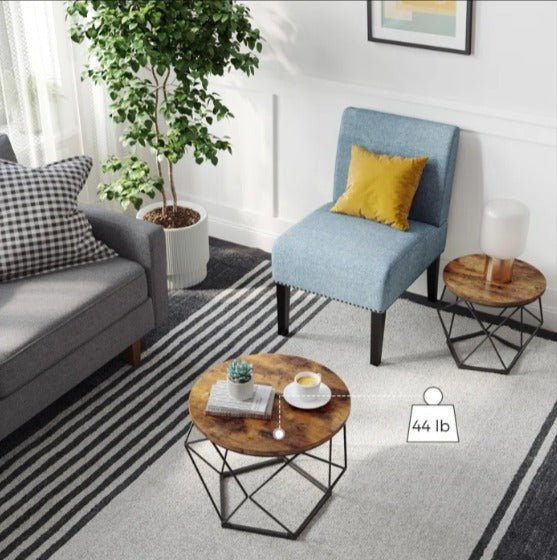 Keema Bunching Living Drawing Room Centre Nesting Coffee Tables (Set of 2) | Furniture | Waseeh Pakistan