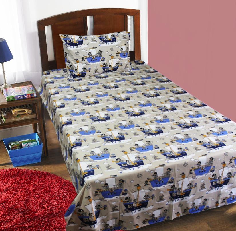 Kids Bed Sheet - Boats | Home Décor | Waseeh Pakistan