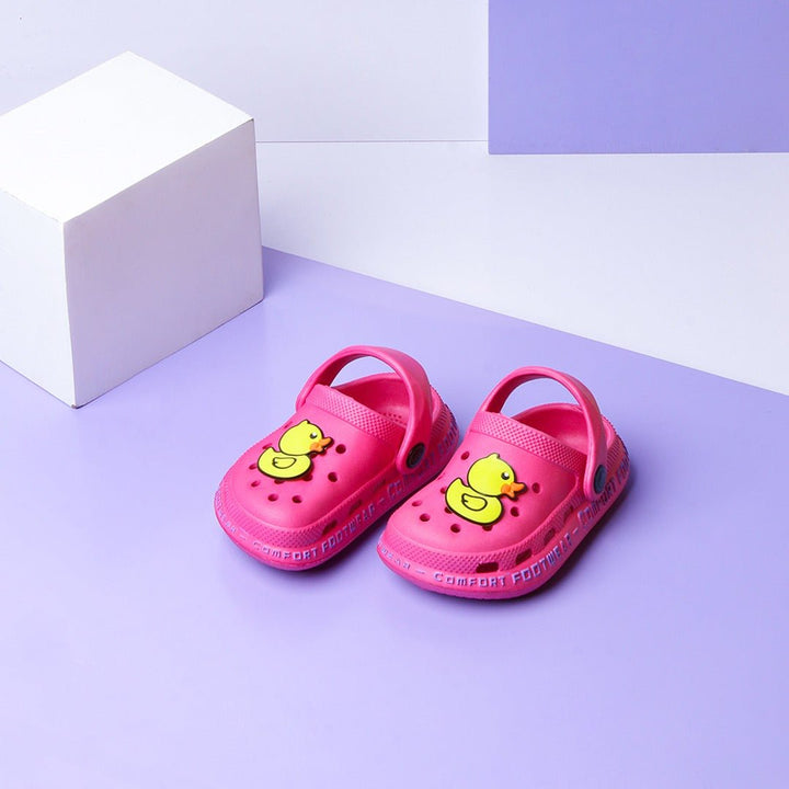 Kids Ducky Slippers (Dark Pink) | Fashion Point | Waseeh Pakistan