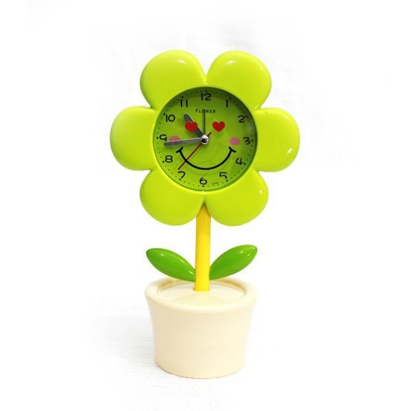 Kids Side Table Clock - Sunflower with pot | Home Décor | Waseeh Pakistan