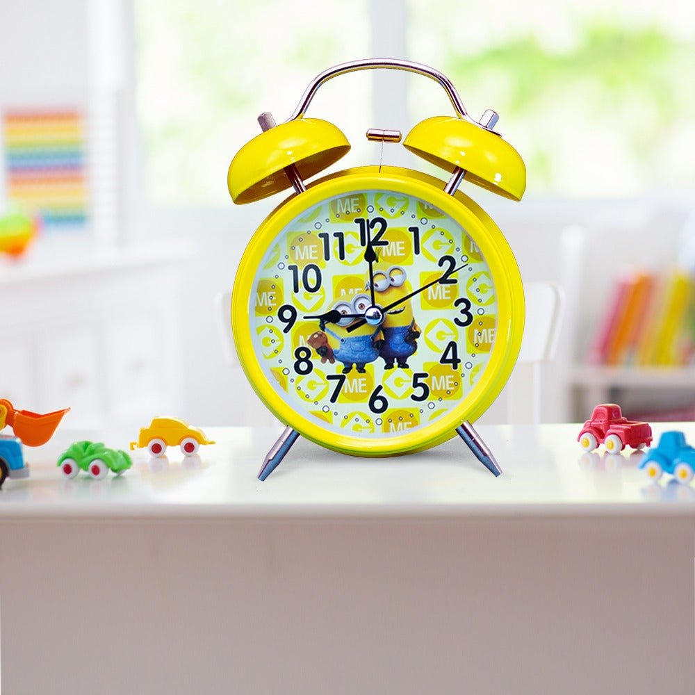 Kids Table Vintage Bell Clock - Minions | Home Décor | Waseeh Pakistan