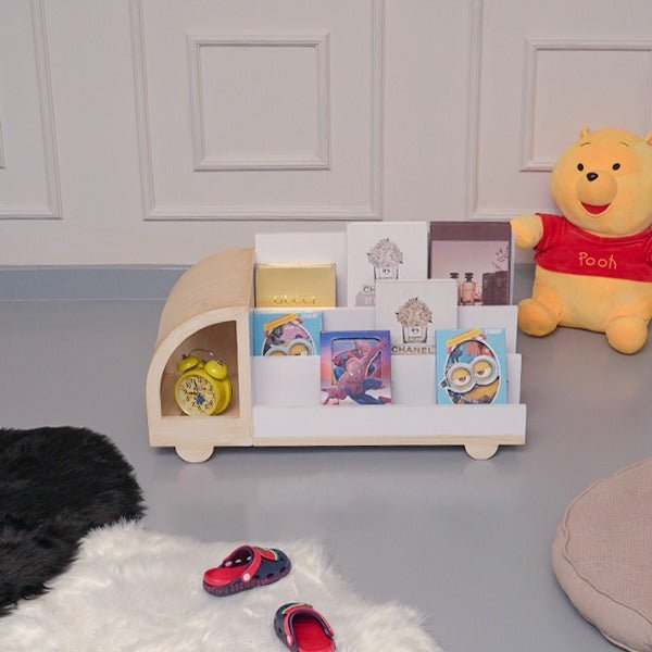Kids Truck Bookcase Living Bedroom Organizer Rack | Furniture | Waseeh Pakistan