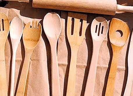 Kitchen Bamboo Utensils (Set of 4) | kitchen item | Waseeh Pakistan