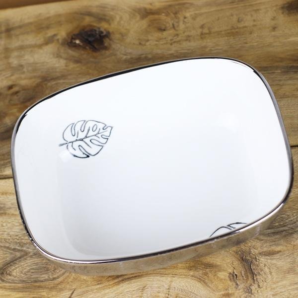 Kitchen Ceramic Serving Bowl (Leaf Print) | kitchen item | Waseeh Pakistan