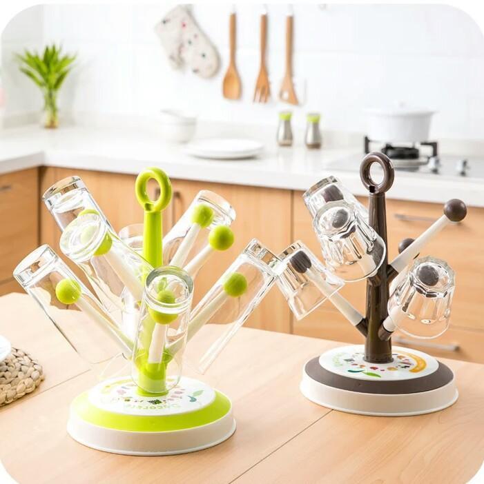Kitchen Holder Mug | Glass (Round Shaped) | kitchen item | Waseeh Pakistan