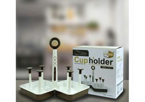 Kitchen Holder Mug | Glass (Square Shaped) | kitchen item | Waseeh Pakistan