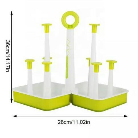 Kitchen Holder Mug | Glass (Square Shaped) | kitchen item | Waseeh Pakistan