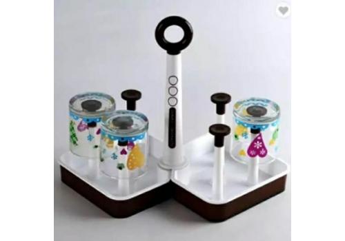 Kitchen Holder Mug | Glass (Square Shaped) | kitchen item | Waseeh Pakistan